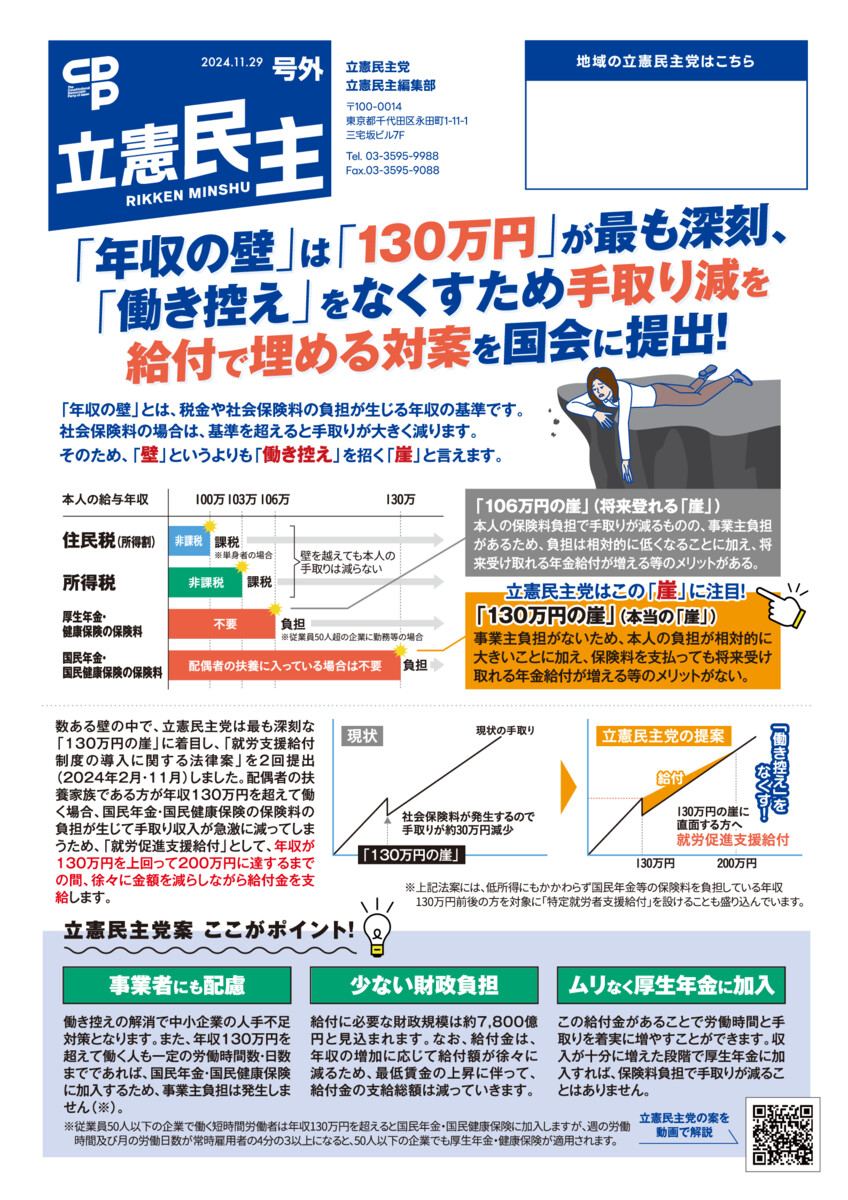 「年収の壁」は「130万」が最も深刻